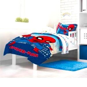 Spider-Man toddler bed , bed sheets